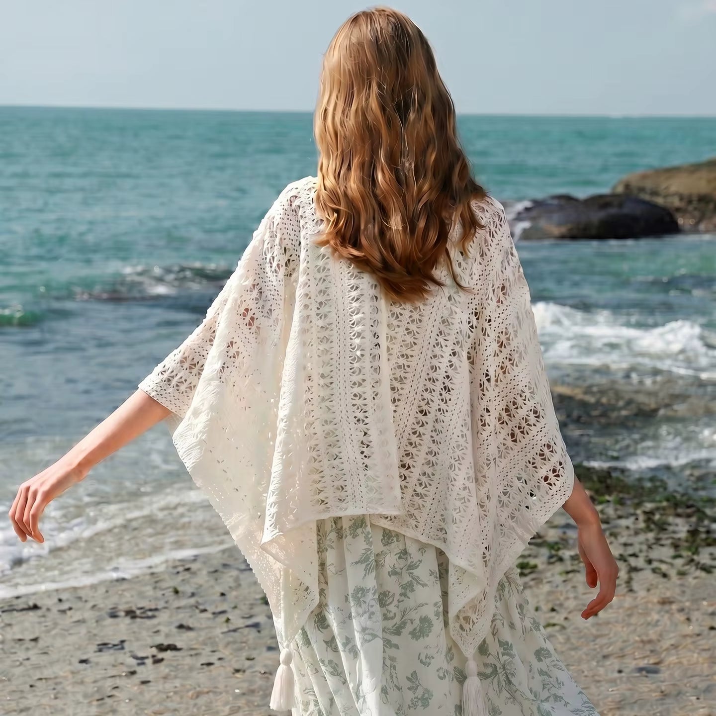 Pattern Poncho Crochet