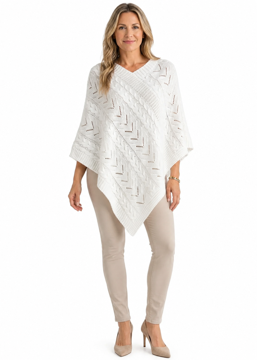 Pullover Sweater Poncho