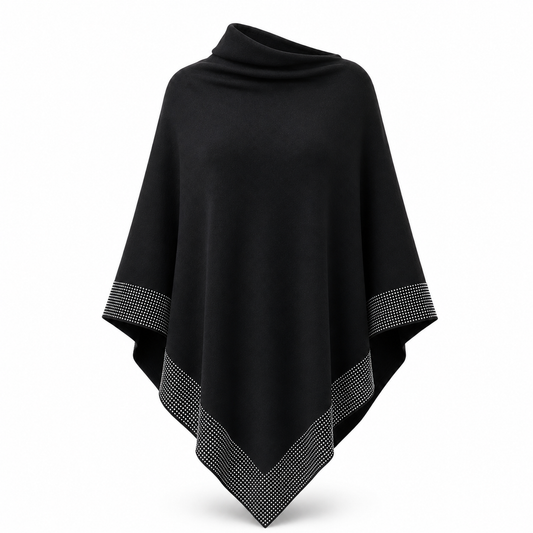 All Black Poncho