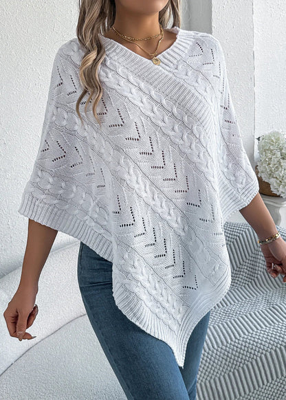 Pullover Sweater Poncho