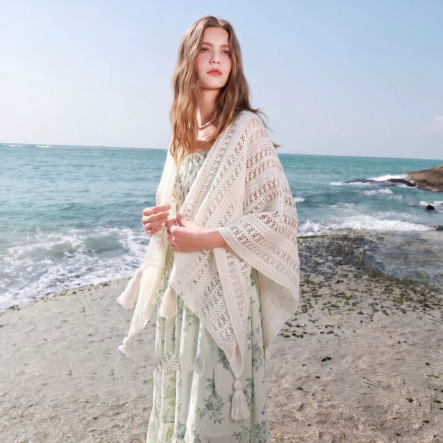 Pattern Poncho Crochet