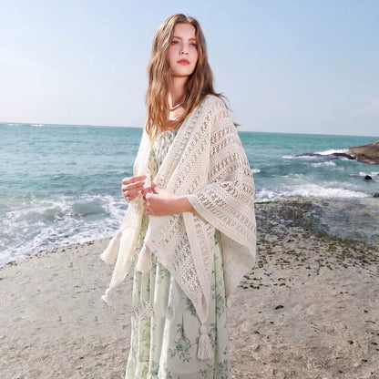 Pattern Poncho Crochet