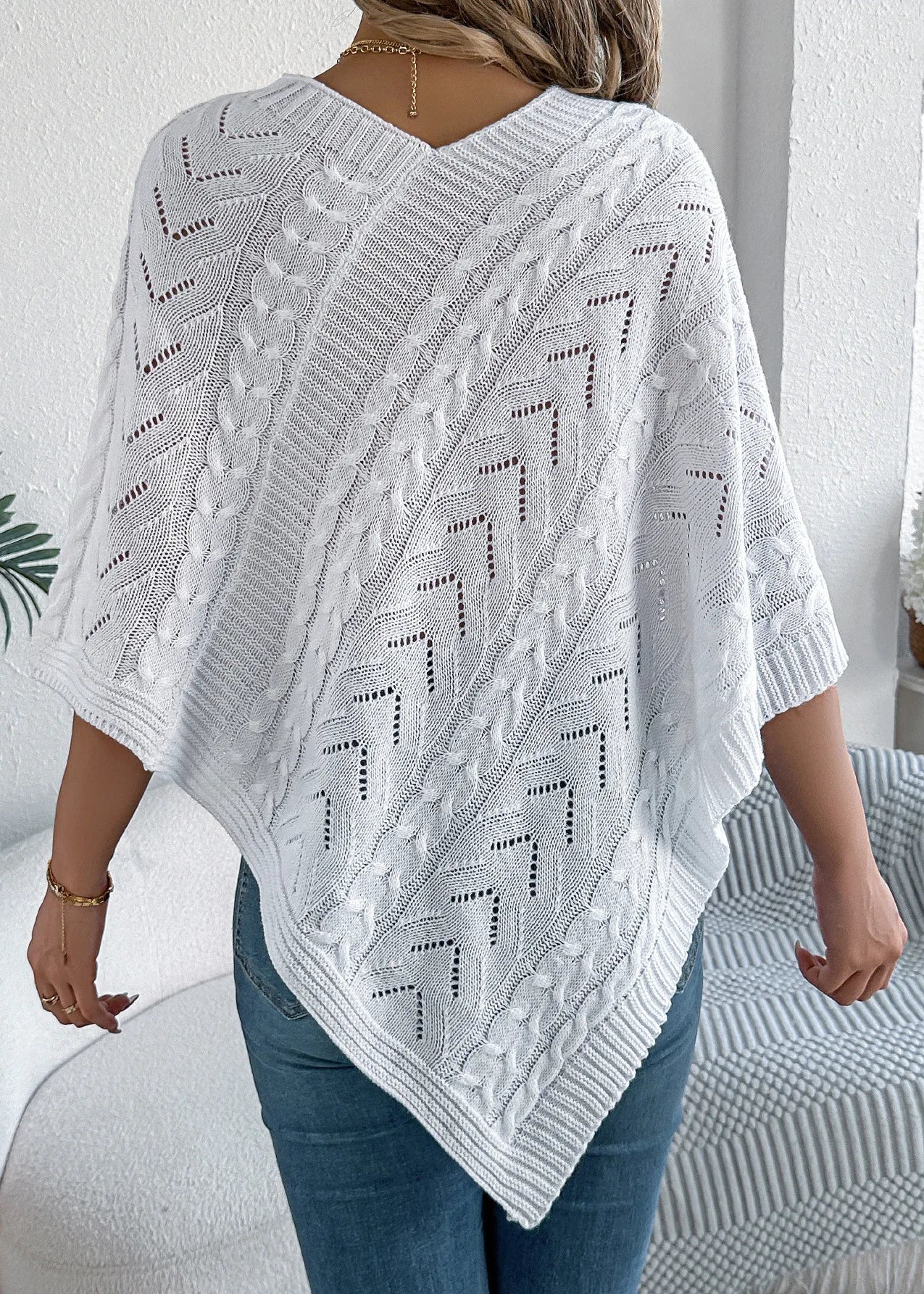 Pullover Sweater Poncho
