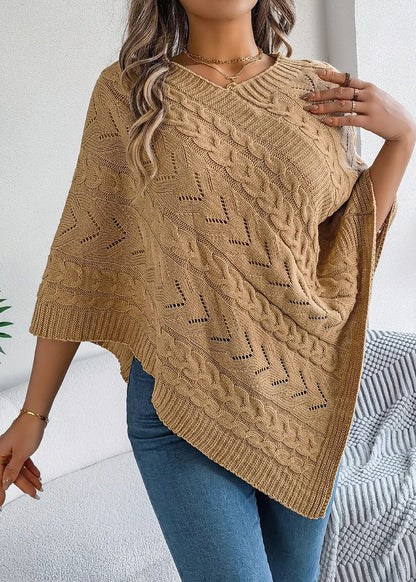 Pullover Sweater Poncho