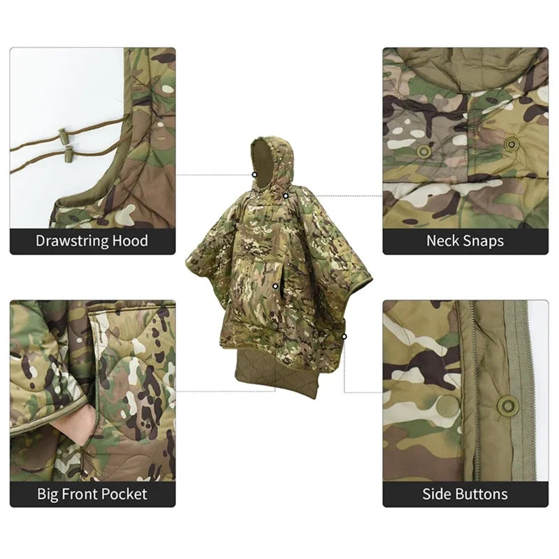Military Poncho and Poncho Liner