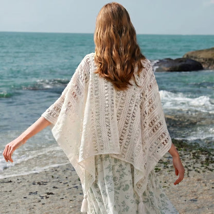 Pattern Poncho Crochet