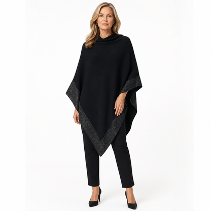 All Black Poncho
